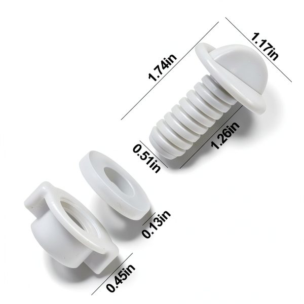 Water Filter Hole Plugs, Hole Blockers for All Gravity-Fed Water Filtration Systems, Blocking Plugs Compatible with Berkey Waterdrop Purewell Countertop Water Filters Systems Parts, 2Pcs-1
