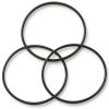 Captain O-Ring OR-250 Filter O-Ring 3‑Pack NSF‑61 Buna‑N Rubber-0